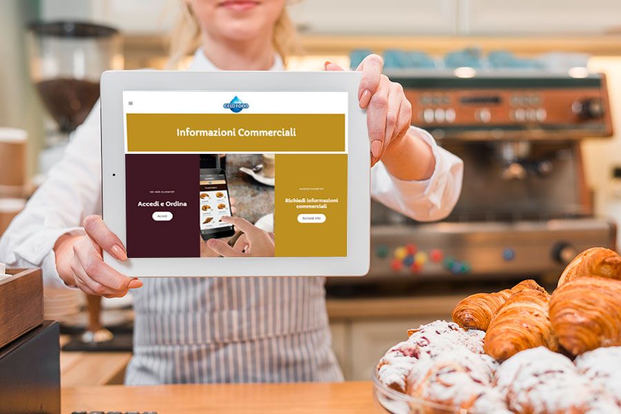 sito web gelofood area riservata